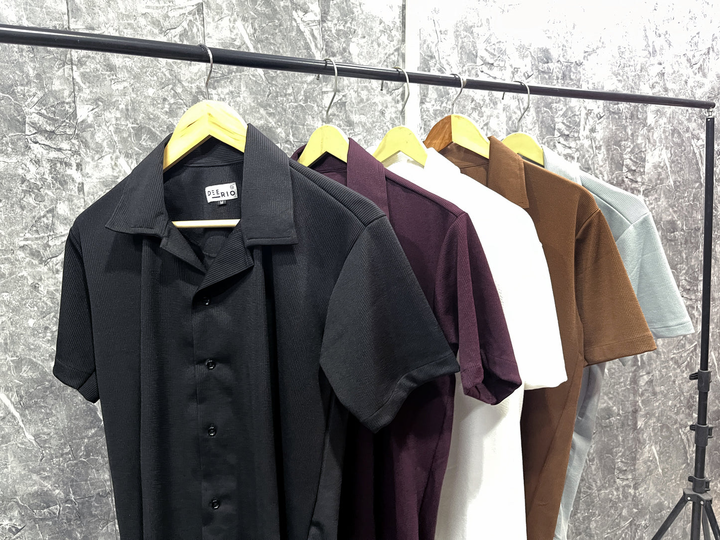 Cuban Collar oversize shirt