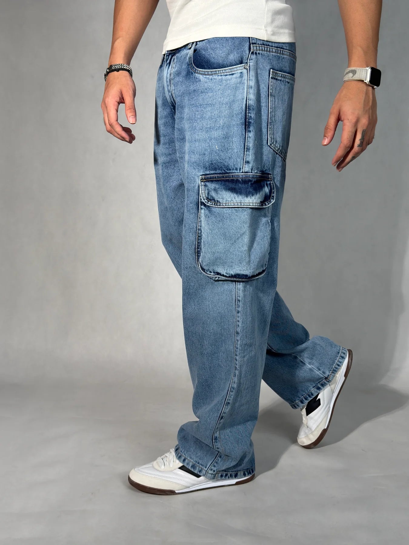 Two-Tone Utility Denim