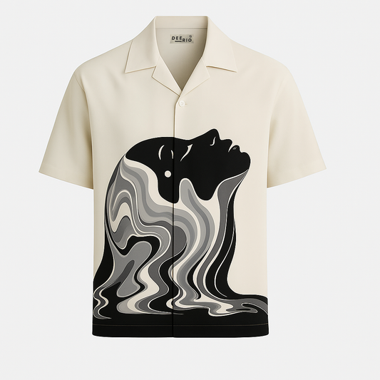 Cuban Collar Oversize Shirt